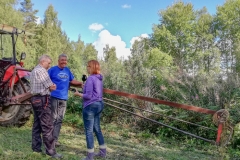 001_YLE:n toimittaja vierailulla Pitkäjärvellä