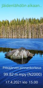 Pinnankorkeusasteikko Pitkäjärvellä
